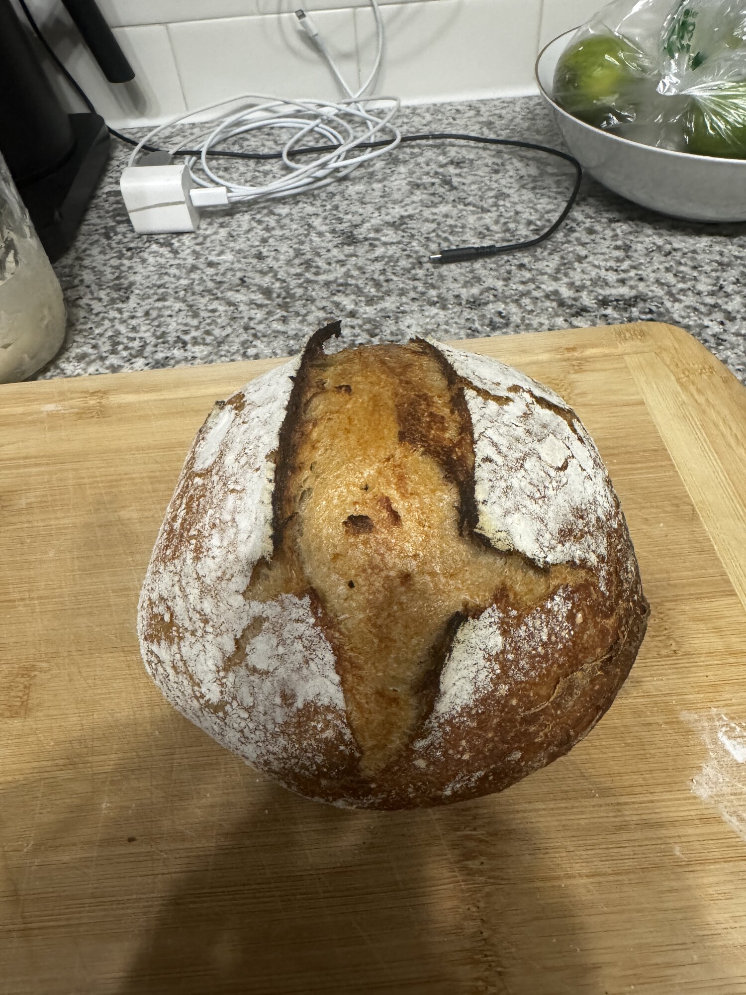 A finished loaf from Bread Pitt